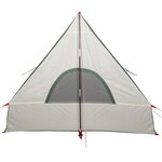 vidaXL Tente de camping en forme de A 2 personne vert imperméable