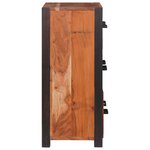 vidaXL Buffet avec tiroir Marron 55 x 30 x 75 cm Bois d'Acacia Massif