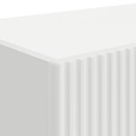 vidaXL Meuble TV mural Blanc 60 x 31 x 29.5 cm Bois d'ingénierie