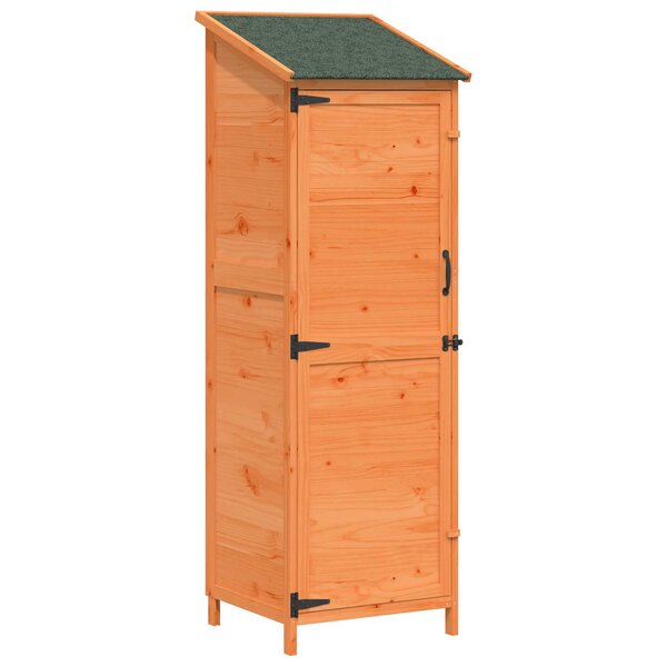 vidaXL Abri de jardin Marron 59 5 x 56 x 176 5 cm Bois d'ingénierie