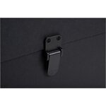 Trieur valisette + poignée 20comp. noir EXACOMPTA