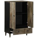 vidaXL Buffet 60x33x100 cm bois de manguier massif