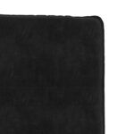 vidaXL Chaises à manger lot de 4 Noir Velours