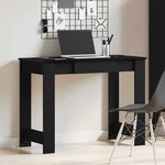 vidaXL Bureau noir 100x45x75 cm bois d'ingénierie
