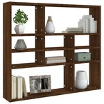vidaXL Étagère murale Chêne marron 90x16x78 cm Bois d’ingénierie