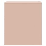 vidaXL Tables de chevet 2 Pièces rose 34 5x39x44 cm acier