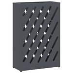 vidaXL Support de parapluie - Anthracite - 28x12x41 cm - Fabriqué en acier