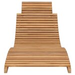 vidaXL Salon de jardin pliable 3 Pièces Bois de teck solide