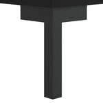 vidaXL Buffet haut Noir 69 5x34x180 cm Bois d'ingénierie