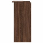 vidaXL Bureau de réception chêne brun 55x50x103 5 cm bois d'ingénierie