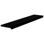 vidaXL Marches d'escalier 4 Pièces marron foncé 120x30x2 cm chêne massif