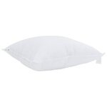 vidaXL Oreiller avec oreiller Blanc 130gsm 100  coton