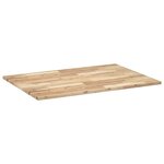 vidaXL Dessus de table rectangulaire 80x70x2 cm bois massif d'acacia