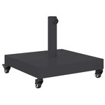 vidaXL Pied de parasol Gris foncé 45 x 45 x 31 5 cm