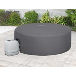 Bestway Housse Gris Ø216 x 80 cm PVC et POM