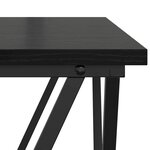 vidaXL Ensemble de tables d'appoint 2 Pièces Chêne noir 50 x 50 x 40 cm