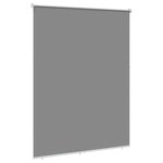 vidaXL Store roulant extérieur protection UV Gris clair Polyester