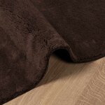 vidaXL Tapis de surface HUARTE Marron 230 x 160 cm Polyester