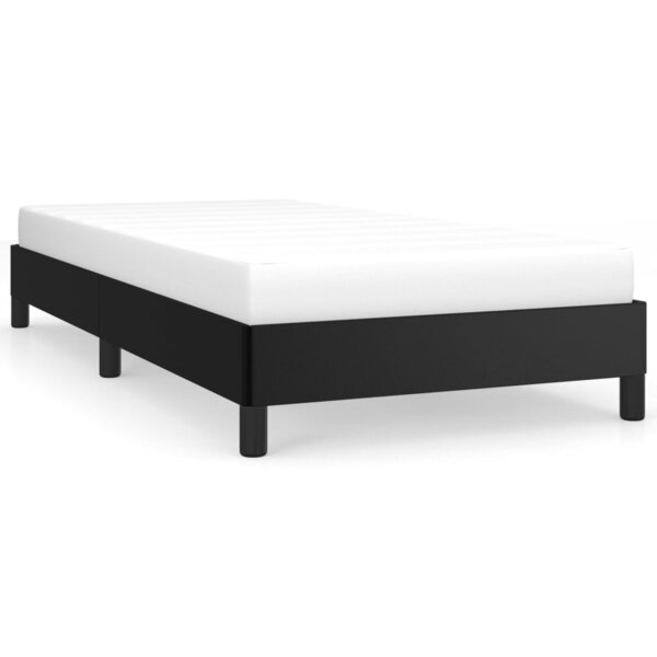 vidaXL Cadre de lit Noir 90x200 cm Similicuir