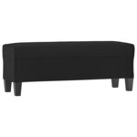 vidaXL Banc Noir 100x35x41 cm Similicuir