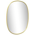 vidaXL Miroir mural Doré 40x30 cm
