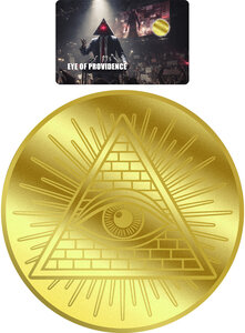 Monnaie EYE OF PROVIDENCE 1/1000 Oz Or 12$ Liberia 2026 (PRÉCOMMANDE)