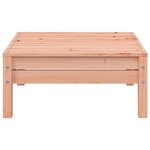 vidaXL Canapé de jardin avec coussins et repose-pied 2 places