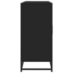 vidaXL Buffet noir 134x35x76 cm bois d’ingénierie