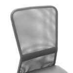 Chaise fauteuil siège de bureau informatique étude 44 x 52 x 100 cm tissu en maille gris 02_0024023