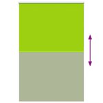 vidaXL Store enrouleur occultant largeur du tissu 151 6 cm polyester