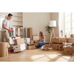 Pack and Move - Kit Complet Emballage et Déménagement - Ruban Adhésif Offert - Dévidoir  Ruban adhésif  Cutter  Marqueur