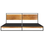 vidaXL Cadre de lit sans matelas métal 200x200 cm