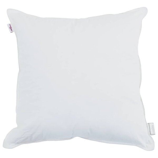 vidaXL Oreiller avec oreiller 2 Pièces Blanc 60 x 60 cm Coton