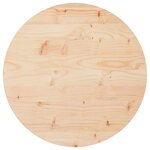 vidaXL Dessus de table rond Ø50x3 cm bois de pin massif