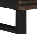 vidaXL Cabinet de chevet Noyer 40 x 33 x 46 cm bois de manguier massif