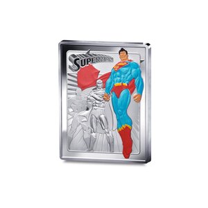 DC Comics - Monnaie de 10€ Argent rectangle - Superman