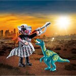 Playmobil - 70693 - playmobil duo braconnier vélociraptor