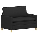 vidaXL Canapé Noir 126 x 81 x 87 5 cm