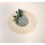 3 Miroirs ronds à personnaliser - Bords rectifiés - 1 x Ø 20 cm et 2 x Ø 15 cm