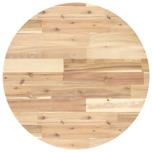 vidaXL Dessus de table rond Ø60x2 cm bois massif d'acacia
