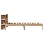vidaXL Lit bibliothèque sans matelas 90x200 cm bois de pin massif
