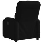vidaXL Fauteuil de massage inclinable électrique Noir Tissu