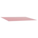 vidaXL Toile de rechange pour auvent Rouge et Blanc 450 × 350 cm