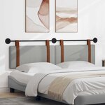 vidaXL Tête de lit suspendue Gris nuage PU antique