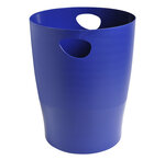 Corbeille-à-papier ecobin forever - bleu nuit - x 8 - exacompta
