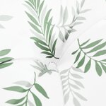 vidaXL Coussin rond à motif de feuilles Ø 60 x11 cm tissu oxford