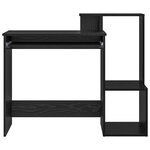 vidaXL Bureau Chêne noir 106 x 40 x 88.5 cm Bois d'ingénierie