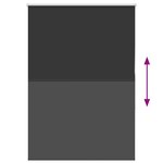 vidaXL Store enrouleur occultant largeur du tissu 90 7 cm polyester