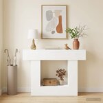 vidaXL Blanc 101 x 30 x 74 cm
