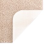Tapis de bain U-Shaped Crème 50x50 cm Polypropylène Antidérapant